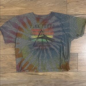 Pink Floyd Kids T-Shirt with Rainbow Tie-Dye